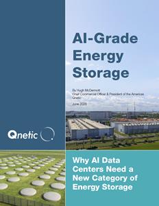 Qnetic Defines “AI-Grade Energy Storage” as New Category  for AI Infrastructure