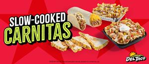 Carnitas Return to Del Taco With Five Delicious New Creations, Plus Summer Beverages and Desserts Tied to America's 250th Birthday