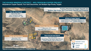The Khundii Minerals District - Molybdenum-Copper Project