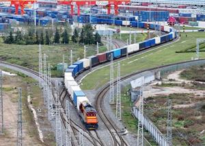 Trans-Caspian route of China Railway Express from Xi'an sees 150 pct trip surge in Q1