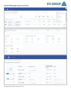 Screenshot of the Billing Agent app