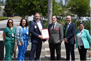 KPC Health’s Orange County Global Medical Center Raises Donate Life Flag to Honor Organ, Eye, and Tissue Donors