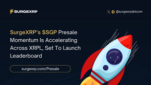 XRP News: SurgeXRP’s Presale Rages On, Fills More Than 10% Of Soft Cap, Set To Launch Real-Time $SGP Allocation Dashboard