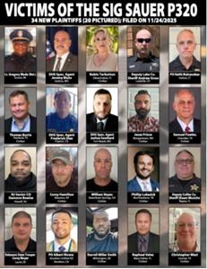 Thirty-four Sig Sauer P320 Victims Across 23 States File Latest Mass Actions in Pennsylvania