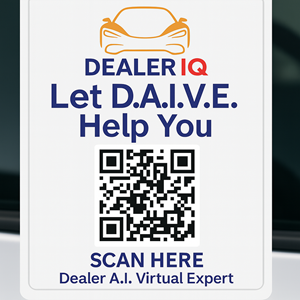 DealerIQ Presents D.A.I.V.E., the Dealership AI Virtual Expert Transforming Customer Engagement