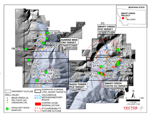 Surface Sampling at Smart Creek Project Yields High-Grade Mineralization with up to 102 g/t Au, up to 23% Cu and up to 3810 g/t Ag