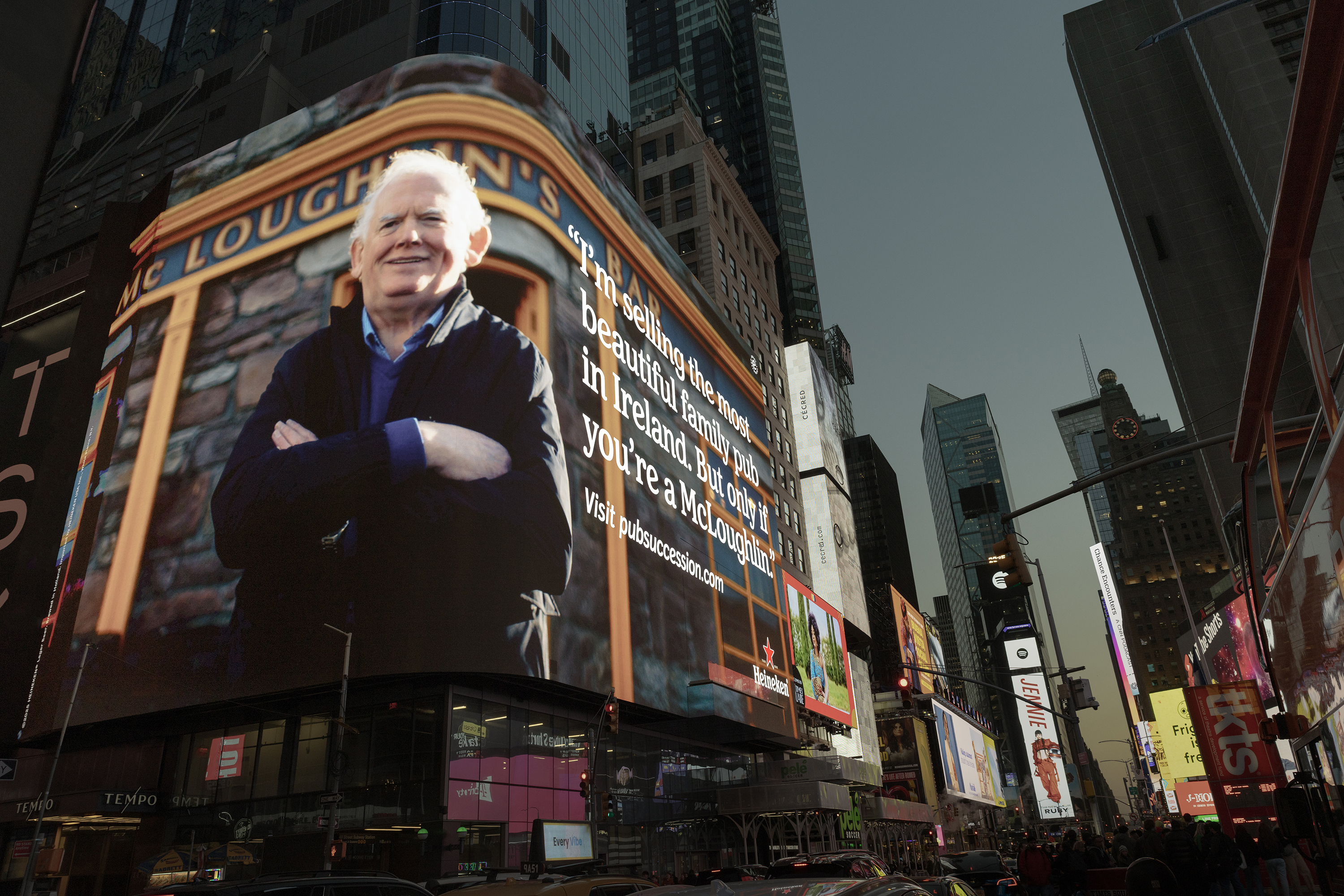 Heineken X Josie Mcloughlin - Times Square