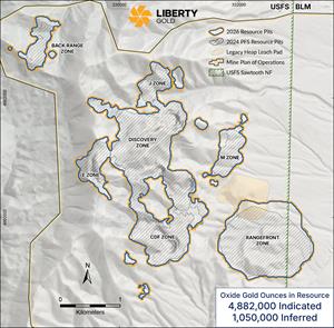 Liberty Gold Announces Updated Mineral Resource Estimate for the Black Pine Oxide Gold Project, Idaho