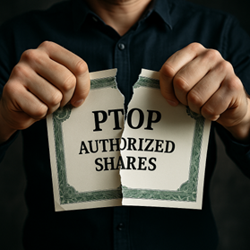 Peer-to-Peer Network to Hold Shareholder Vote to Reduce Authorized Shares by 95% – Commits to 5:1 Capital Structure – Authorized/IO