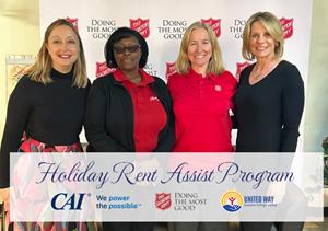 CAI Partners with United Way of the Greater Lehigh Valley and The Salvation Army of the Lehigh Valley to Help Families Stay Housed This Holiday Season