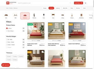 Bed and Mattress Rentals Gain Ground Across Gurgaon, Noida and Pune in 2026 as ₹18,000 Bed Purchases Carrying ₹9,000 Net Cost Give Way to ₹244/Month Plans From Rentomojo