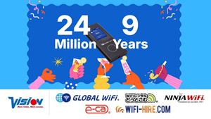 “Global WiFi” Surpasses 24 Million Users & Celebrates 9 Consecutive Years as Japan’s No. 1