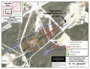 Pine Point 2018 Drill Campaign East Mill Zone - M-40 Regional