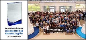 Marotta Controls Earns Fifth Exceptional Small Business Performance Award from Lockheed Martin