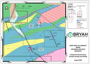 Bryah Rapidly Advances Work at the Golden Pike Property Under Option from Globex Mining Enterprises