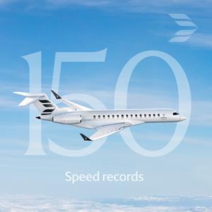 Bombardier’s Global 7500 Jet Soars to New Heights With its 150th Speed Record, Building on its Industry-Defining Record-Setting Performance