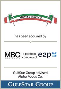 GulfStar Group Announces the Acquisition of Alpha Foods Co. by MBC Companies