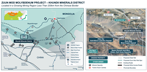 Erdene Expands Mineralization at Zuun Mod Molybedenum-Copper Project