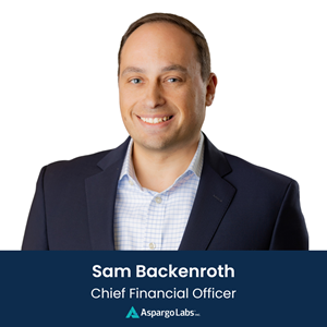 Aspargo Labs Appoints Sam Backenroth as Chief Financial Officer