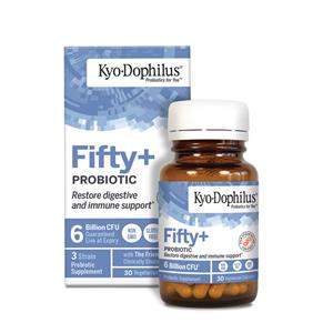 Kyo-Dophilus Fifty+ Probiotic Addresses Age Specific Stage of Life