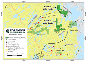 Foremost Clean Energy Announces 5,000-Metre Follow-Up Drill Program at Hatchet Lake Uranium Project
