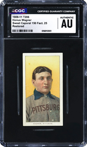 Die-Cut Honus Wagner T206 Returns to the Hobby as CGC-Graded ‘Authentic – Restored’ for Love of the Game Summer 2026 Auction