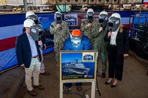 HII’s Ingalls Shipbuilding Authenticates Keel of Philadelphia (LPD 32)