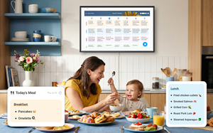 Apolosign Digital Calendar and Portable TV for Family Organization and Home Entertainment