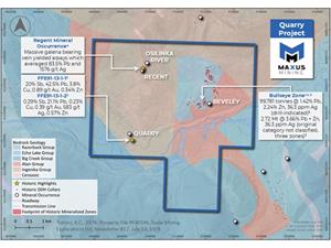 Maxus Mining Highlights Historical Polymetallic Results at the Quarry Project in British Columbia, Canada