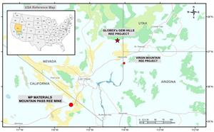 Globex Discovers Rare Earth Mineralisation in Nevada