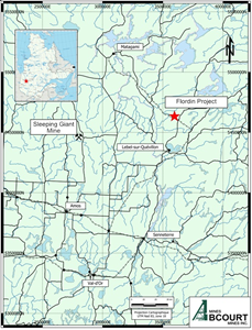 Abcourt intersects 1.7 g/t gold over 12 metres including 15.2 g/t gold over 1 metre in drilling on its Flordin property, in the eastern extension of the Cartwright stripping