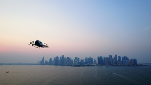 EHang EH216-S Conducts First Urban Human-Carrying Pilotless eVTOL Flights in the Middle East, Partnering with Qatar’s Ministry of Transport