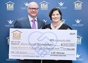 LGI Homes Donates $385,000 to the Gary Sinise Foundation