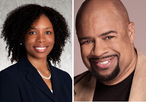 Olanma Okoji, MD and Majic 102.3 FM personality Russ Parr