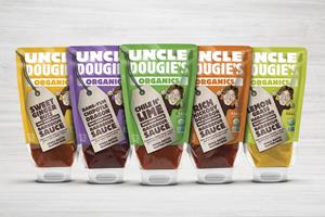 Uncle Dougie's New Flexible Squeeze Pouch