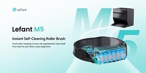 Lefant Showcases M5 Robotic Vacuum at CES 2026 with Instant Self-Cleaning Roller Mopping