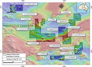 Inflection Resources Outlines Large-Scale Copper-Gold Targets on the Endurance Projects, Northern Territory, Australia