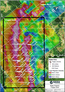 SAGA Metals Reports Assays from R-0021 to R-0023 with Intercepts Including 53.18% Fe₂O₃, 7.08% TiO₂, 0.414% V₂O₅ from 2026 Drilling at Trapper South, Radar Critical Minerals Project in Labrador