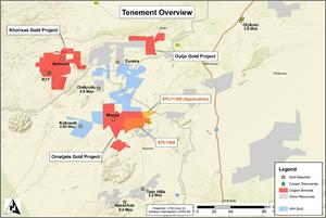 Ongwe Minerals Secures Additional Licenses, Significantly Increases Its Omatjete Project Area and Identifies Prospective Parallel Fault Zone