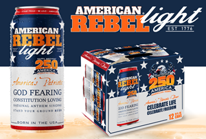 American Rebel Holdings, Inc. (NASDAQ: AREB) and American Rebel Light Beer Unveil a Limited-Edition 250th Anniversary “Patriot Pack” to Celebrate America’s 250th Birthday