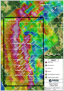 SAGA Metals Reports Assays from R-0018 to R-0020 with Intercepts Including 49.51% Fe₂O₃, 6.56% TiO₂, 0.374% V₂O₅ from 2026 Drilling at Trapper South, Radar Critical Minerals Project in Labrador
