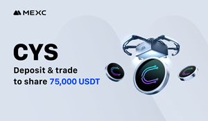 MEXC Lists Cysic (CYS) with Zero-Fee Trading and 75,000 USDT Airdrop+ Rewards
