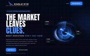 The Market Leaves Clues; Eagle Eye Was Built to See Them — in Real Time