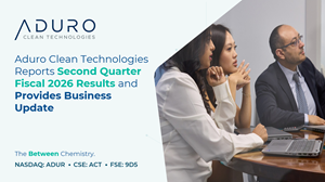 Aduro Clean Technologies Reports Second Quarter Fiscal 2026 Results and Provides Business Update