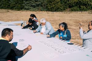 Scout Clean Energy and Partners Hold Blade Signing Ceremony for Nimbus Wind Farm