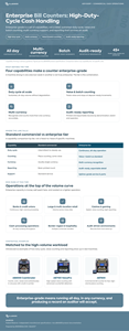 Enterprise Bill Counters: High-Duty-Cycle Cash Handling