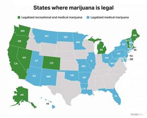 States where marijuana