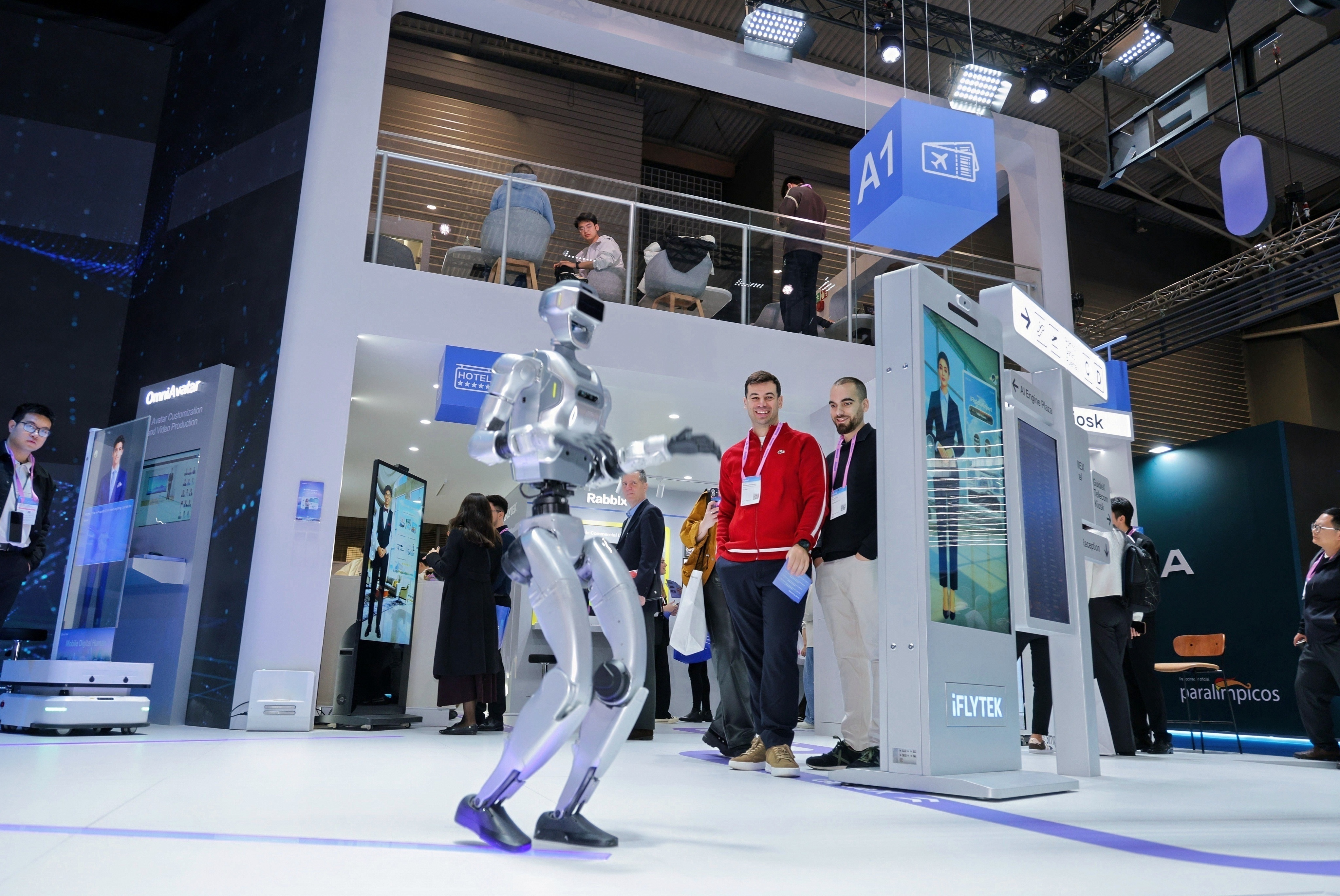 تقنيات البشر الافتراضية لـ iflytek على معرض mwc26